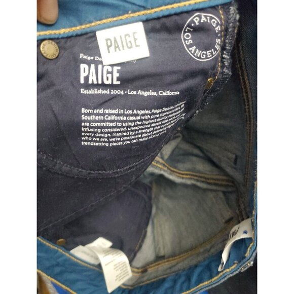 Paige Skyline Skinny Women's Jeans Denim  Pants Size 26 Made In USA - Picture 3 of 16